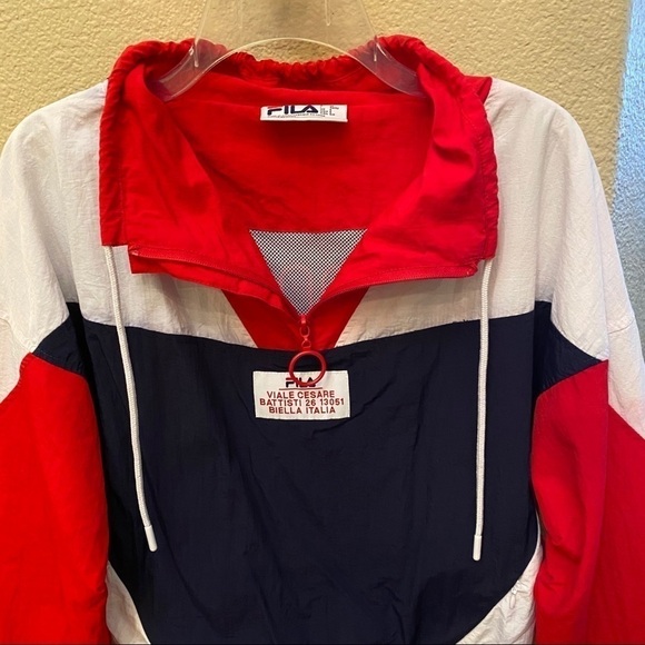 FILA Tessa Womens Color-Block Long Sleeve Top Size Small - Picture 8 of 11